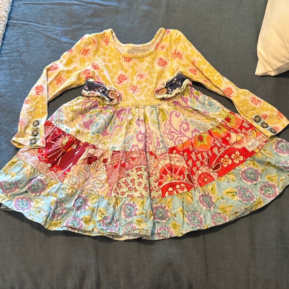 SweetHoney Multicolor Patchwork Dress